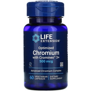 Life Extension Optimized Chromium with Crominex 3+ 500 мкг 60 капс