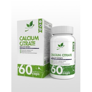 Natural Supp Calcium Citrate 500 mg 60 caps