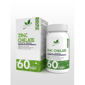 Natural Supp Zink Chelate 25 mg 60 caps