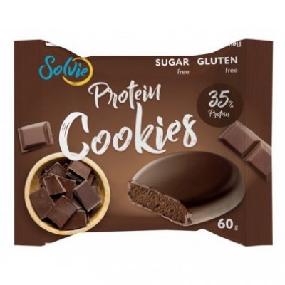 Купить Solvie Protein Cookies 35% глазированное 60 гр с бесплатной доставкой и выдачей в локальных магазинах Пятигорска, Невинномысска, Ставрополя. Выгодная доставка по России!