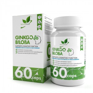 Natural Supp Ginkgo Biloba 130 mg + 120 mg 60 caps