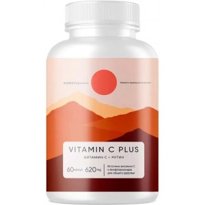 Elementica Organic Vitamin C + Rutin 60 caps