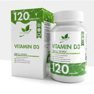 Natural Supp Vitamin D3 2000 IU 120 caps