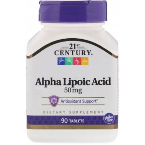 21st Century Alpha Lipoloc Acid 50mg 90tab