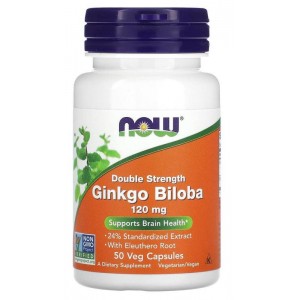 NOW Ginkgo Biloba 120 мг 50 капс