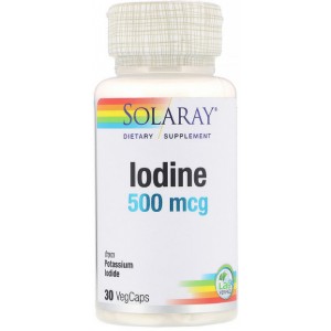 Solaray Iodine 500mcg 30 caps