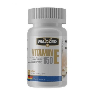 Купить Maxler Vitamin E 150mg 60caps с бесплатной доставкой и выдачей в локальных магазинах Пятигорска, Невинномысска, Ставрополя. Выгодная доставка по России!