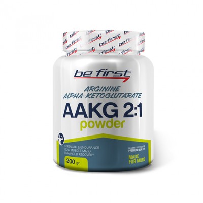 Купить Be First AAKG powder 200gr с бесплатной доставкой и выдачей в локальных магазинах Пятигорска, Невинномысска, Ставрополя. Выгодная доставка по России!
