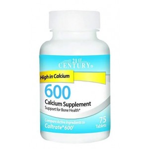 21st Century Calcium 600mg 75tab