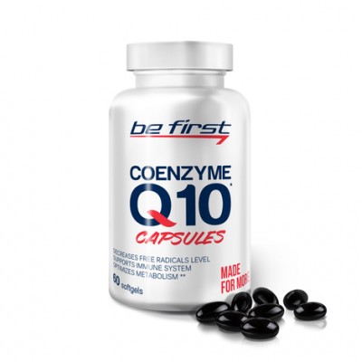 Купить Be First Coenzyme Q10 60mg 60 caps с бесплатной доставкой и выдачей в локальных магазинах Пятигорска, Невинномысска, Ставрополя. Выгодная доставка по России!