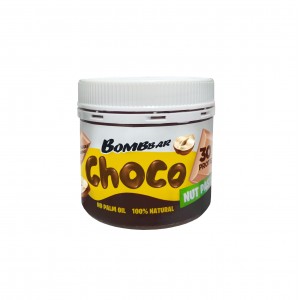 Bombbar шоколадная паста с фундуком 150гр