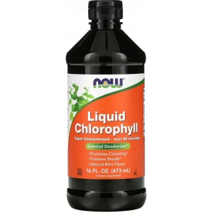 NOW Liquid Chlorophyll & Mint 473 мл