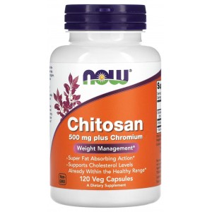 NOW Chitosan Plus 500 mg 120 капс