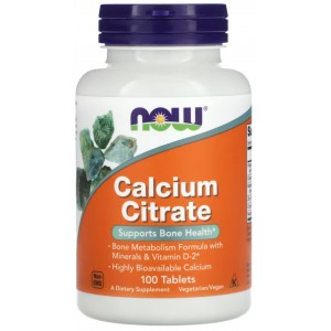 NOW Calcium Citrate 100 таб