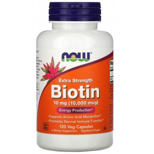 NOW Biotin B7 10000 мкг 120 капс