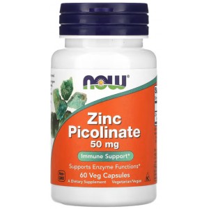 NOW Zinc Picolinate 50 мг 60 капс