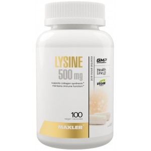 Maxler L-Lysine 500 мг 100 капс